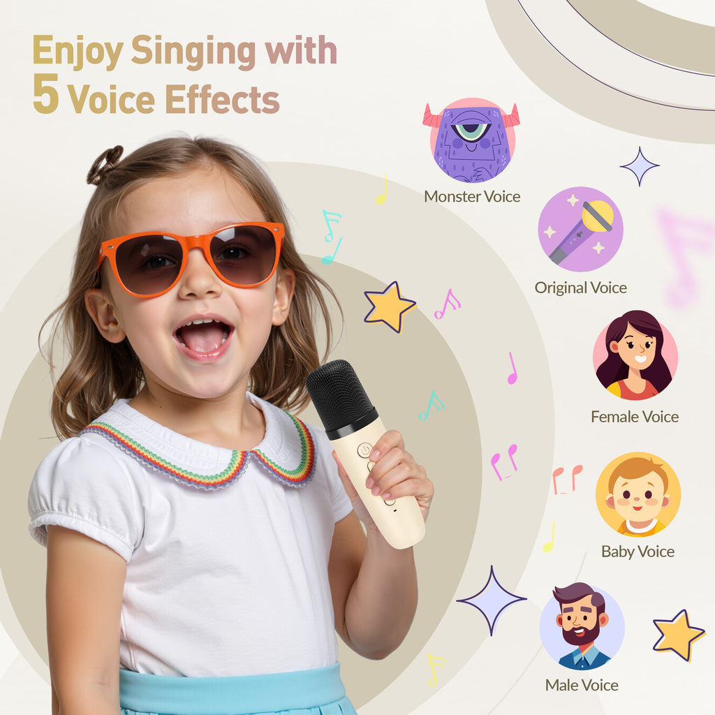 BEILIHART Karaoke Machine for Kids, Karaoke Gifts for Girls Ages 4, 5, 6, 7, 8, 9, 10, 12 +Year Old Birthday Party, 4-12 Years Old Christmas Toys Gift for Girls